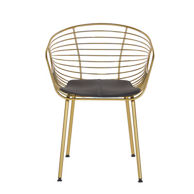 Bonneau 46cm H Upholstered Ladder Back Armchair