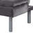 Karmac Grey and Chrome Tufted Adjustable Sofa
