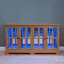 Vitrine à DEL à vitrine antique avec portes en verre Tablettes réglables pour objets de collection-403538301