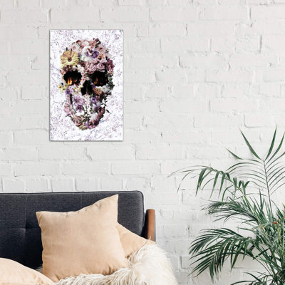 Upland Skull by Ali Gulec - Wrapped Canvas Print