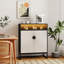 Range-chaussures, armoire à chaussures en bois avec portes, range-chaussures avec tablettes ouvertes pour le vestibule, salon, range-chaussures pour la maison
