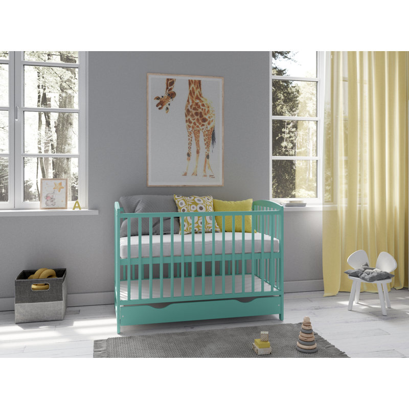 Amburgey Cot Bed, Matte Mint
