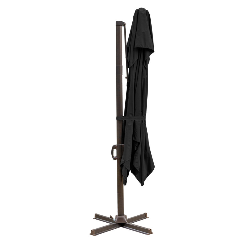 Dalson 120'' Cantilever Umbrella, Black
