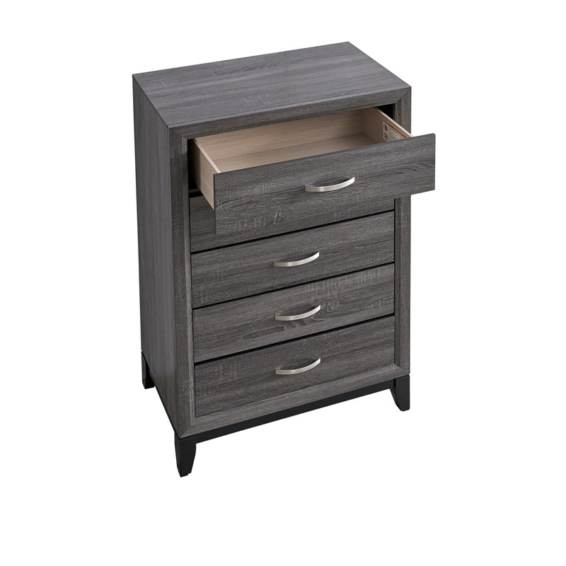 Commode Glasgow, gris, Gris