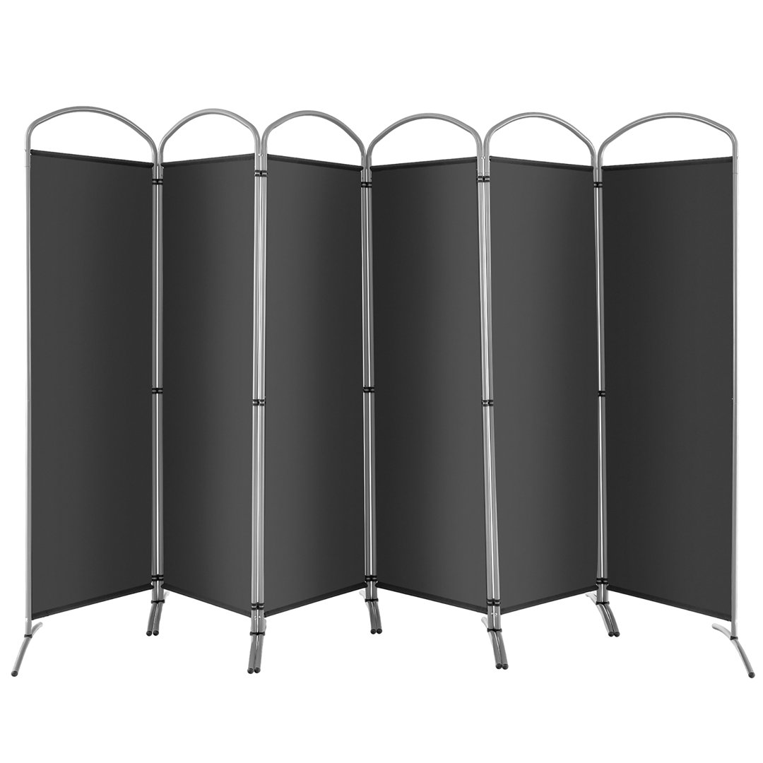 Keiyana 131'' W x 74'' H 6 - Panel Folding Room Divider Winston Porter 