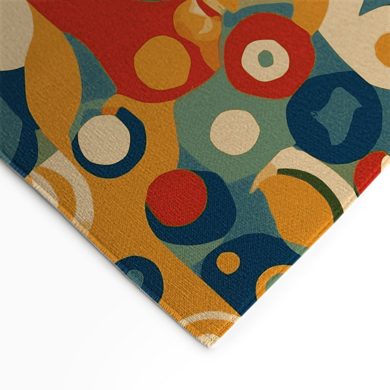 Snazzy Ripple Indoor And Outdoor Area Rug, Rectangle 5' x 7'