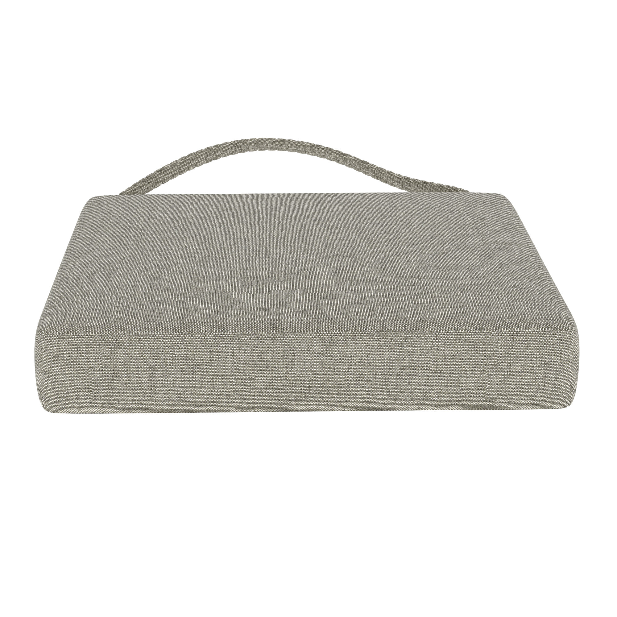 Sunbrella® Indoor/Outdoor Dining Chair Cushion, Spectrum Dove Sunbrella® Plainweave