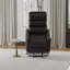 Fauteuil relevable en similicuir brun foncé Bentley-826081296