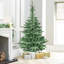 Arbre de Noël pré-éclairé avec lumières à DEL blanc chaud, extrémités en PE + PVC, aspect réaliste en couches - arbre de vacances artificiel complet pour la décoration intérieure-1900652858
