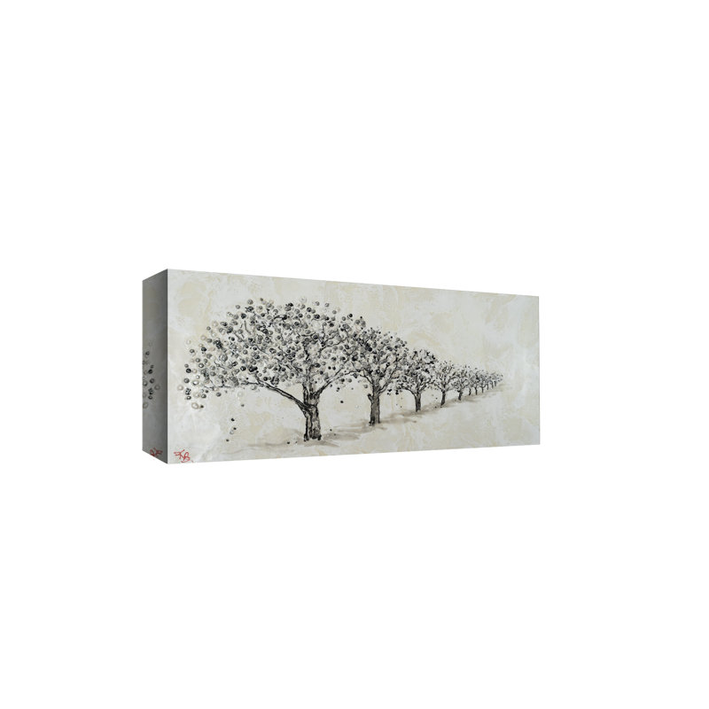 "Echoes of the Forest", art mural sur toile, Toile tendue, H 12 po x l 24 po