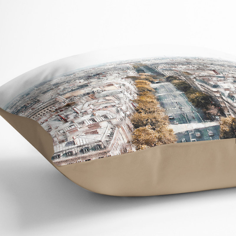 Square Cushion, Stone, 40cm H x 40cm W x 15cm D