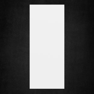 Flush Manufactured Wood and PVC/Vinyl White Hollow Prefinished Aurora Flat Interior Door