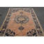 Tapis Boho, tapis Oushak, tapis 4,7 x 8,2 pi, tapis de chambre à coucher, tapis bleu, tapis turcs, tapis rétro
