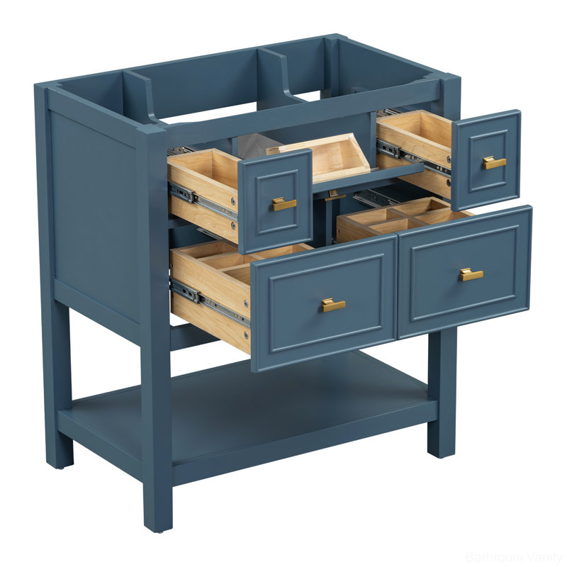 Armoire sous l'évier Ibrahem, Bleu