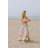 Chanyah Striped Organic Turkish Cotton Bath & Beach Towel with Terry on One Side, 68" x 37"-1137363510