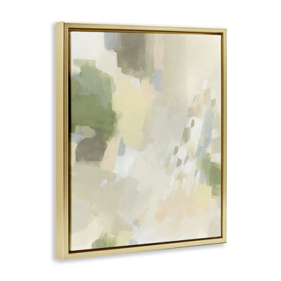 Art mural sur toile flottant abstrait avec sourdine par Joris Hoefnagel