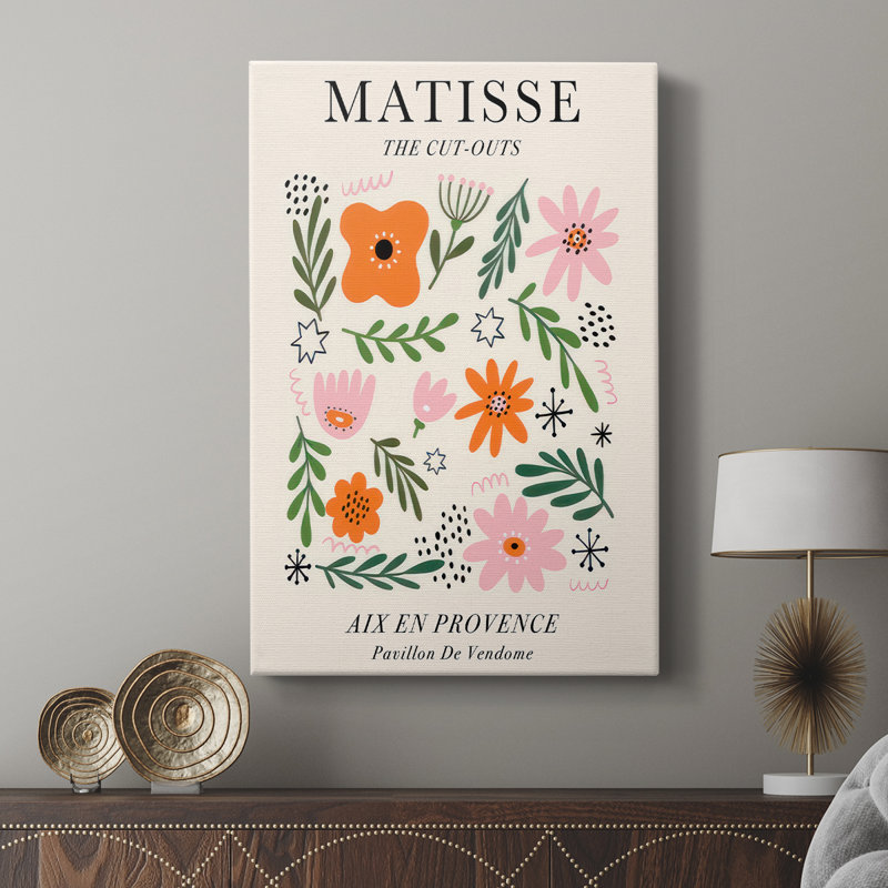 Matisse CXC III, reproduction d'art encadrée sur mesure, galerie Cavas, H 60 po x l 40 po
