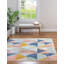 Tapis bleu contemporain Contemporary Nin-69557218