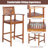 Ohrid Acacia Outdoor 29'' Bar Stool