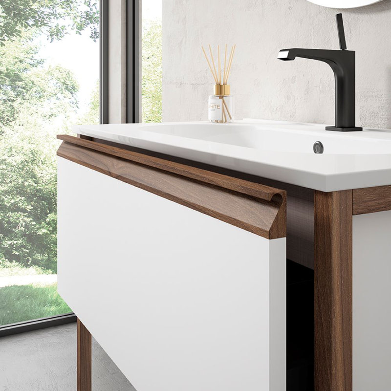 Icon 32" Single Drawer Bathroom Vanity Set, White