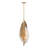 Brayden Studio® Geraldean - 4 Light Pendant In Ashen Gold Finish