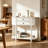 White Solid Wood Console Table-1714898437-1714898438