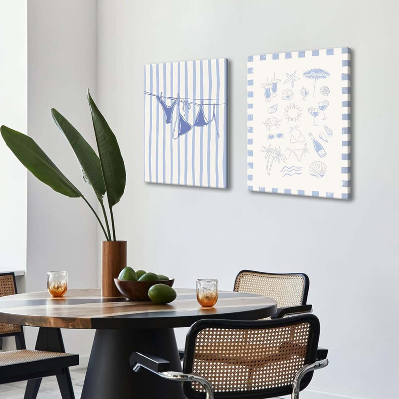 2 Piece Wrapped Canvas Print, 30" H x 40" W