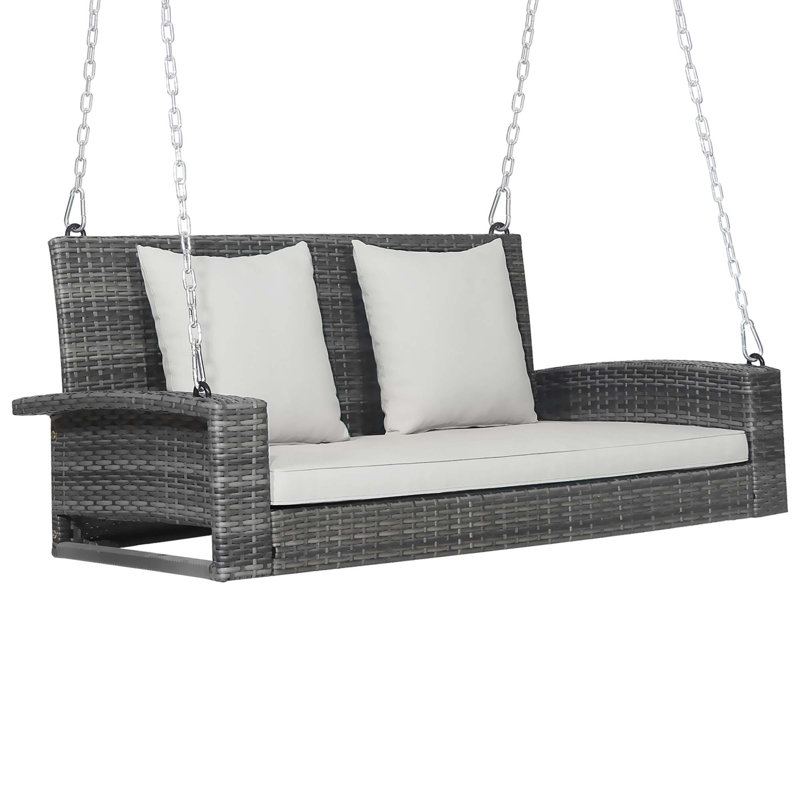2 Person Porch Swing, Off White