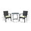 Ensemble bistro Elba, mobilier de salle à manger d'extérieur élégant pour les espaces confortables, parfait pour les patios et les balcons