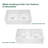Ceramic White 33*18*10" Kitchen Double Basin Farmhouse Sink Rectangular Vessel Sink