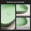 Lavabo de salle de bain triangulaire cannelé à surface solide 24 "x 16" MonBlari - vert mat-120971925