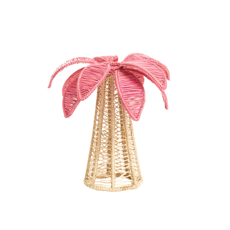 Porte-bougie Palm Tree - moyen, Rose clair