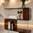 Modern geometric design acrylic bookcase-1710285341