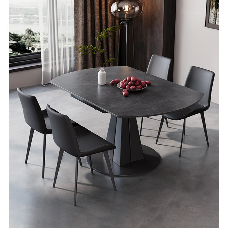 Table de salle à manger extensible Minimalist Rock, H 29,53 po x L 53,15 po x l 33,46 po