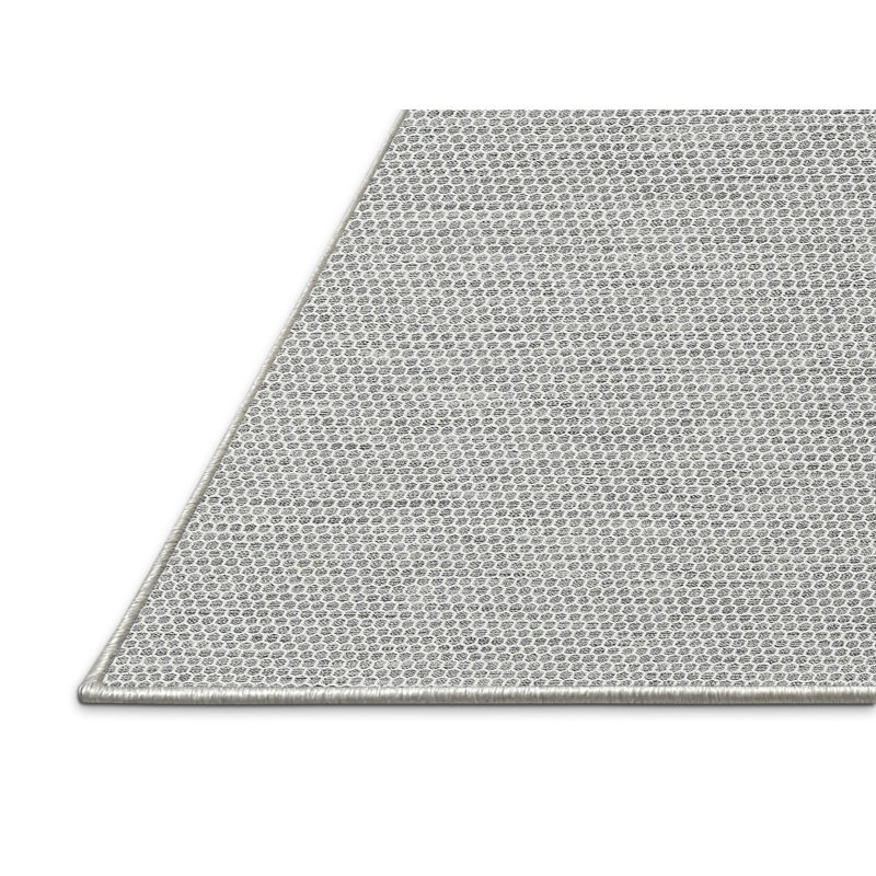 Tapis gris zone contemporaine Hughey, Rectangle 2 pi x 3 pi