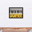 Musique et tournesols sur toile-153043299-151056818