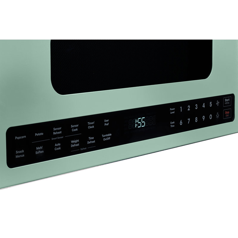Unique 30' Classic Retro Over-the-Range Microwave, Green
