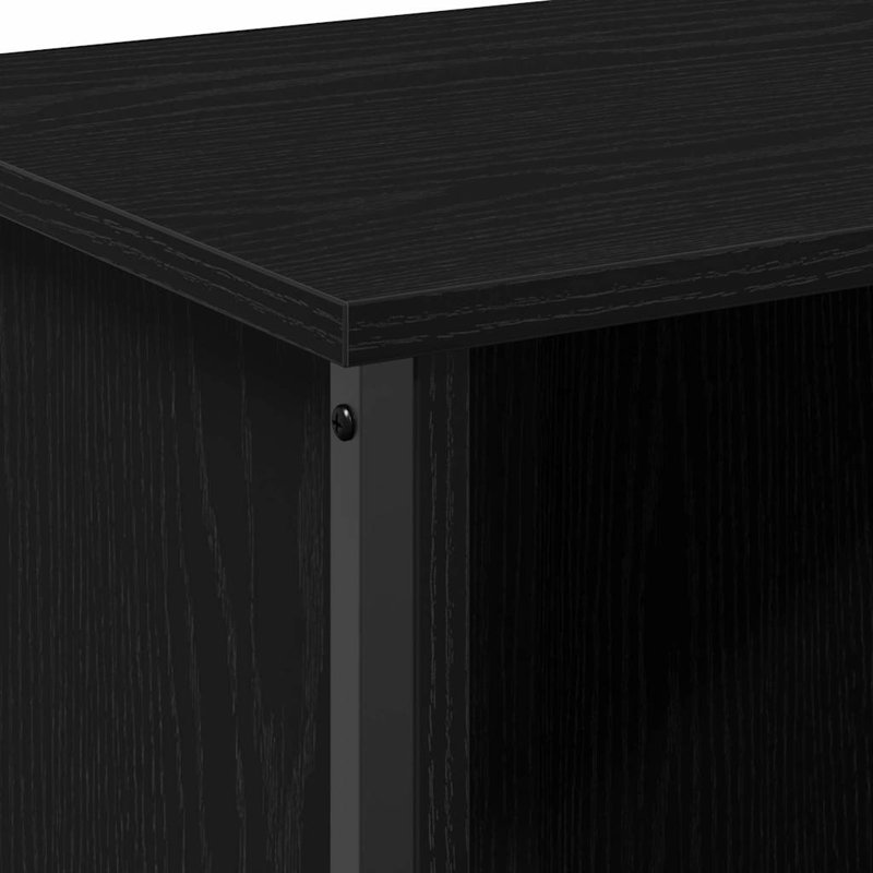 TV Cabinet 102 X 35 X 45 Cm Engineered Wood, Black Oak