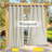 Windproof Blackout Outdoor Curtains for Patio, Waterproof Top Grommet & Back Tab Bottom Drapes Thermal Insulated Outdoor Window Panels with Bouns Rope for Fixed, 2 Panels-1408617443-1408617448