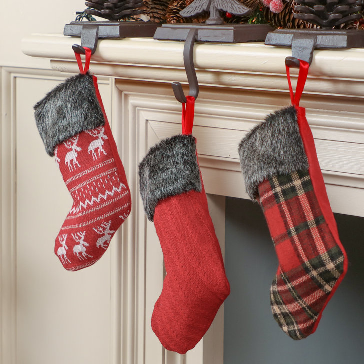 3 Piece Christmas Stocking Set