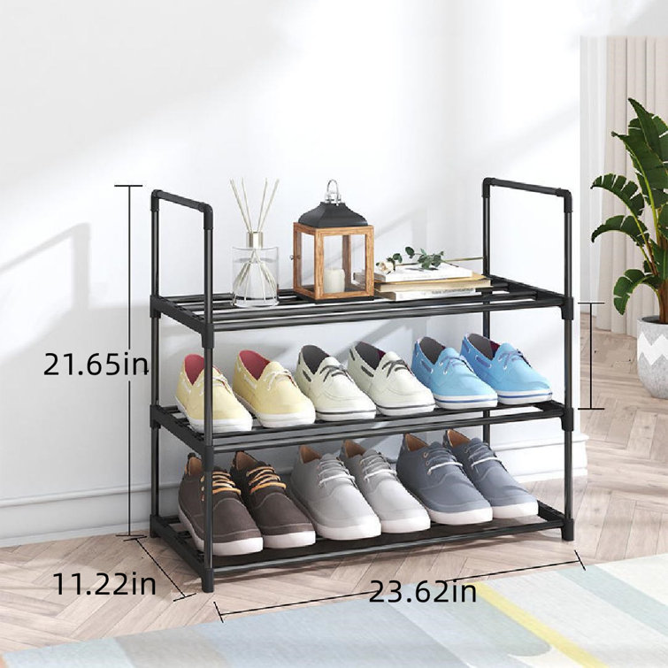 9 Pair Shoe Rack Rebrilliant