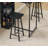 Small Dining Table Set For 2, 3-piece Bar Table Set With 3 Tier Storage Shelves-2012994954-2012994955