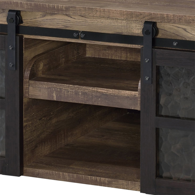 Coffee Table With Sliding Doors