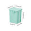 Sac à dos en polyester couleur macaron, boîte de rangement rectangulaire en plastique avec couvercle, petit organisateur de bureau portatif pour stylos, loisirs créatifs et fournitures de bureau.-1374973186