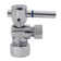 1/4-Turn Lever Handle Angle Stop Shut Off Valve, 1/2" IPS x 3/8" OD