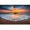 Abishan, beau lever de soleil sur la mer sur toile par Valio84Sl, photographie