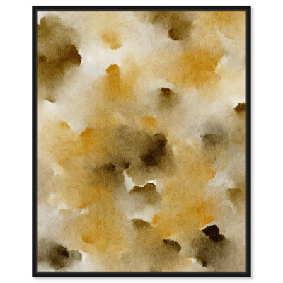 Watercolor Abstracts " Granola Chocolate Chips " by Art Remedy on