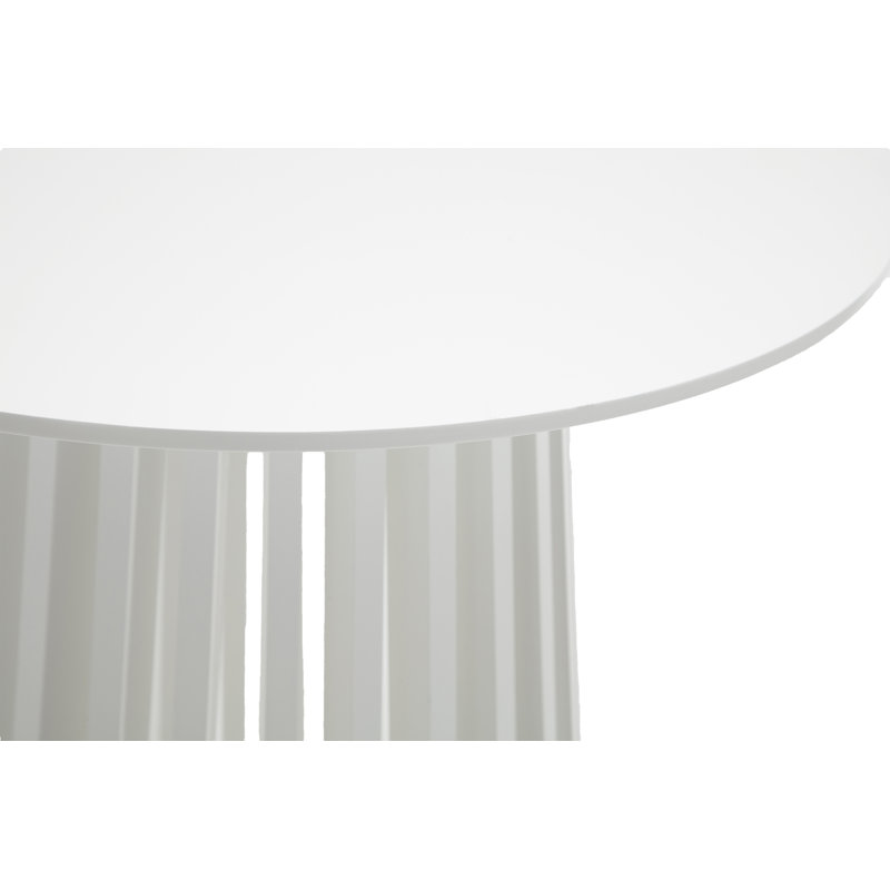 43.5’’ H Modern Round Bar Table, Solid Wood Base Bar Table For Dining Room, White