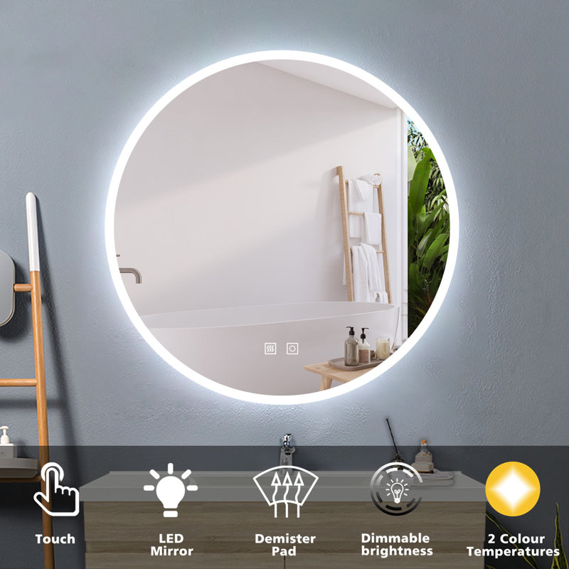 Akeelah Round Mirror