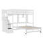 Lit superposé simple au dessus d'un lit double Edford Kids-1102134783